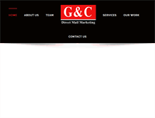 Tablet Screenshot of gcdirectmail.com